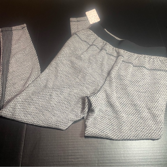 BNWT FREE PEOPLE SLATE COMBO STACKED STREET PANT XS ROOMY AND COMFY! - Picture 7 of 14
